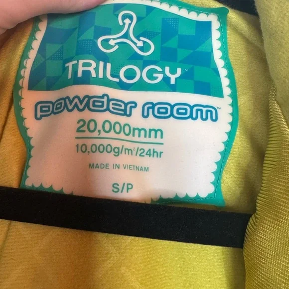 Trilogy Green Checkered Ski/Snowboard coat - Size S - Picture 7 of 17